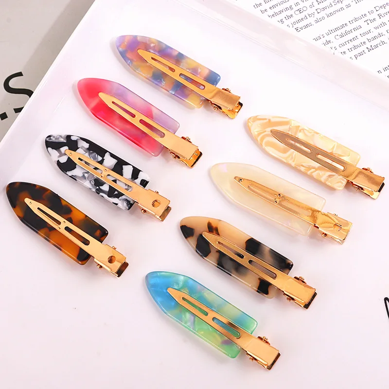 

7 cm acid hair clip colorful makeup hair pins for girls hair styling accessories