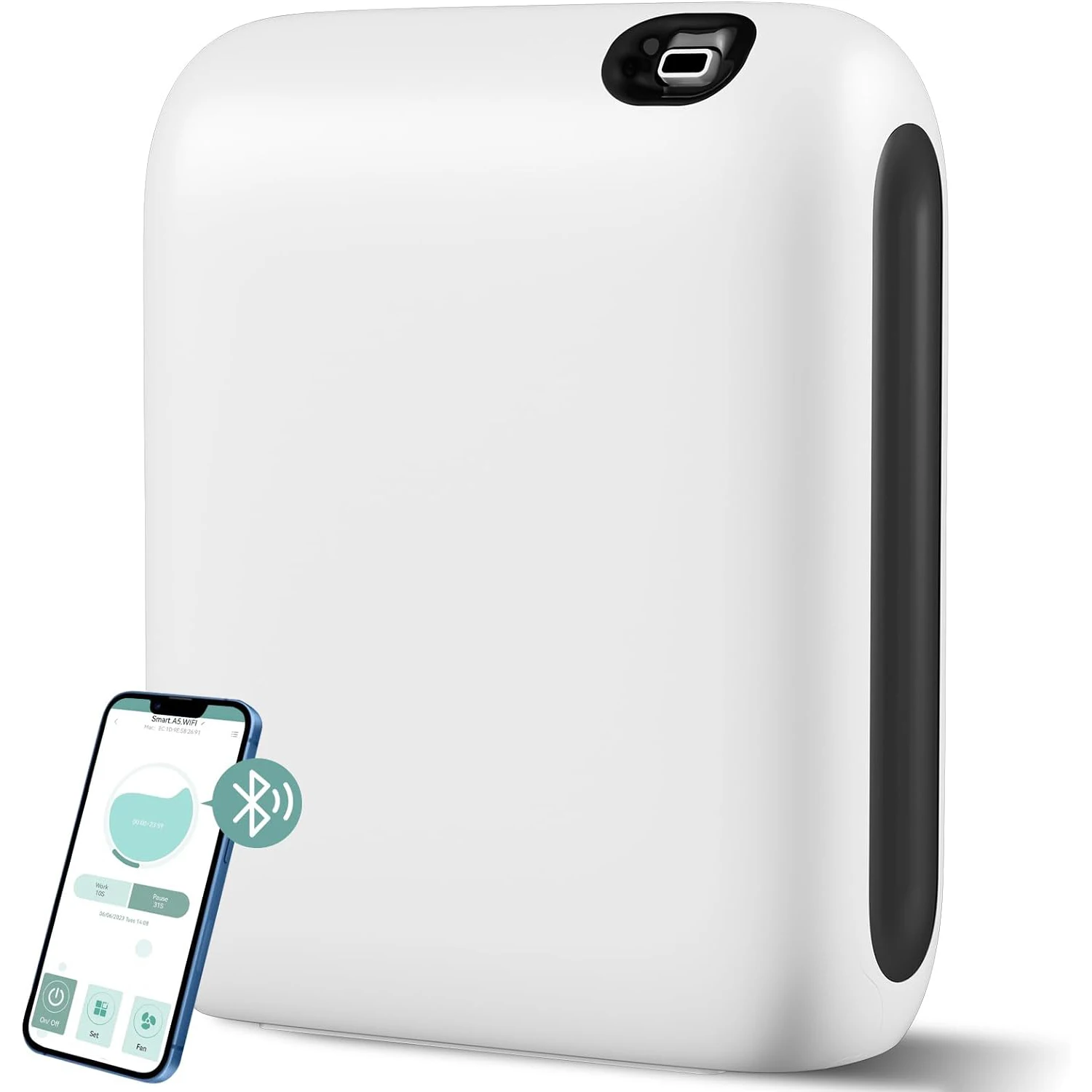 Smart App-Controlled Battery-Powered 200ML Plastic Oil Bottle Waterless Fragrance Diffuser Machine Eco-Friendly Hotel Use Air