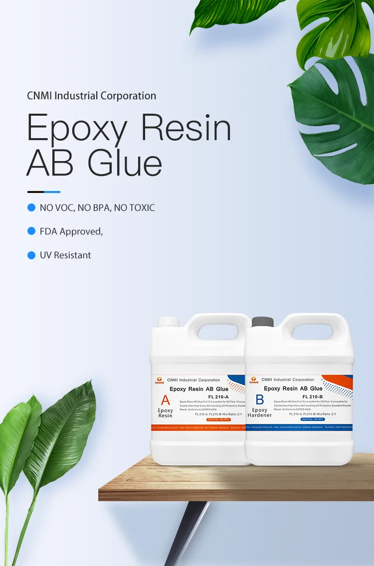 Cnmi Industrial Corporation Epoxy Resin Crystal Clear For 2 Gallon Kit