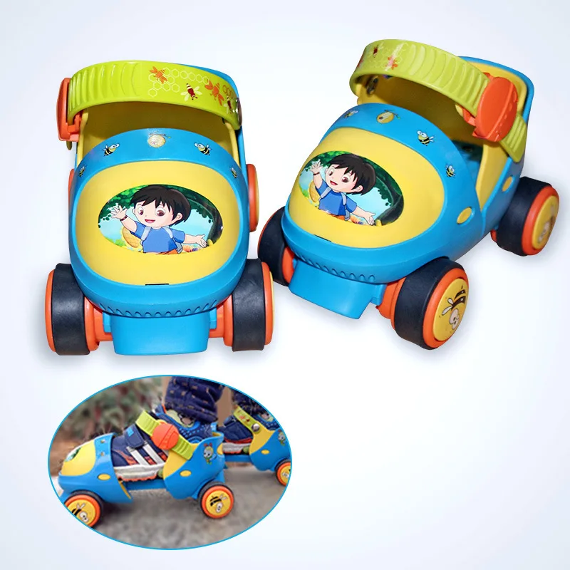 
quad adjustable #20-30 skates cheap girls roller skate christmas gift 3-6 years kids Roller Skates shoes for sale 
