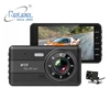 Free ship Car dvr dual camera hd 1080P G sensor parking monitor car dash cam loop recording black box night car camera