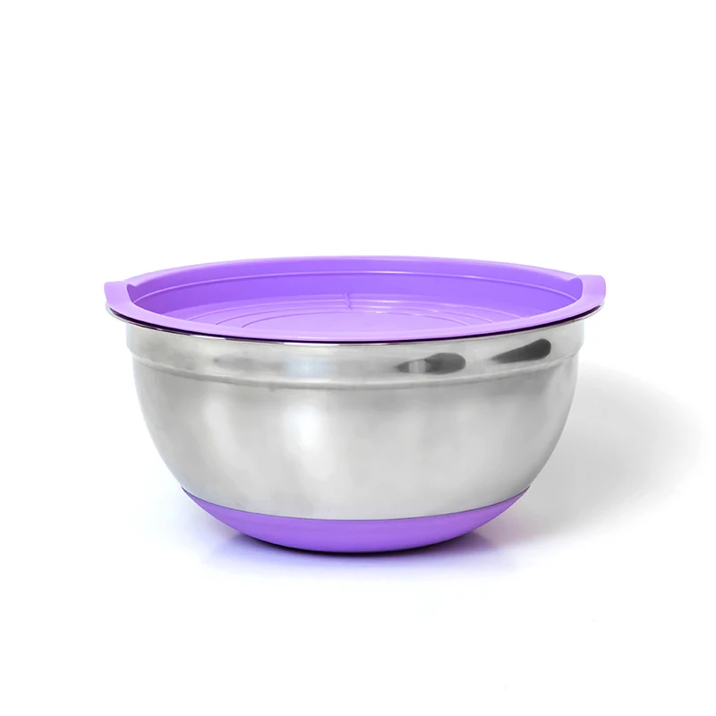 

Meal Prep Stainless Steel Mixing Bowls Set Food Storage 30cm Salad Bowl