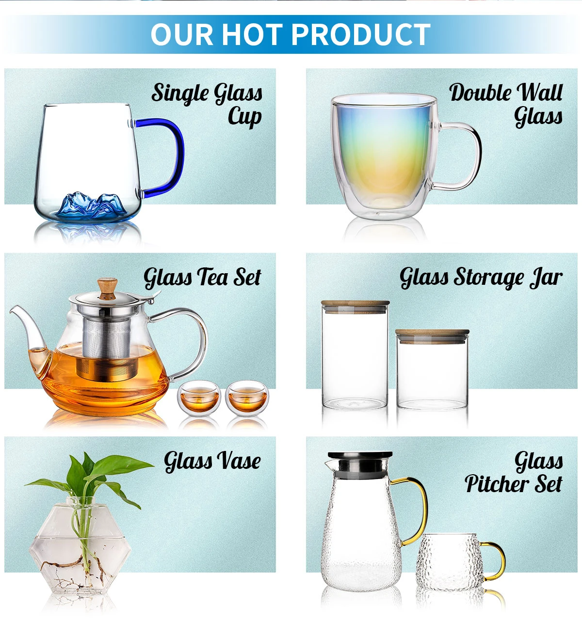 Shanxi Jingsheng Glassware Co., Ltd. custom Glassware, double wall glass