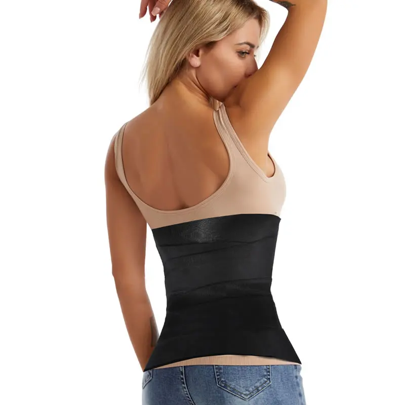 

Size Sweet Waist Trimmer Sweat Waist Trainer Slimming Belt, Black