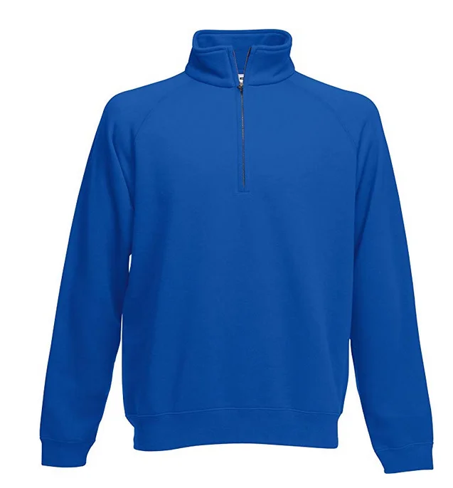 

Men's Half Zip Neck Sweatshirt Mens Zip Hoodie Mens Fleece 1/4 Zip Classic Sweatshirts, Stock color /custom color