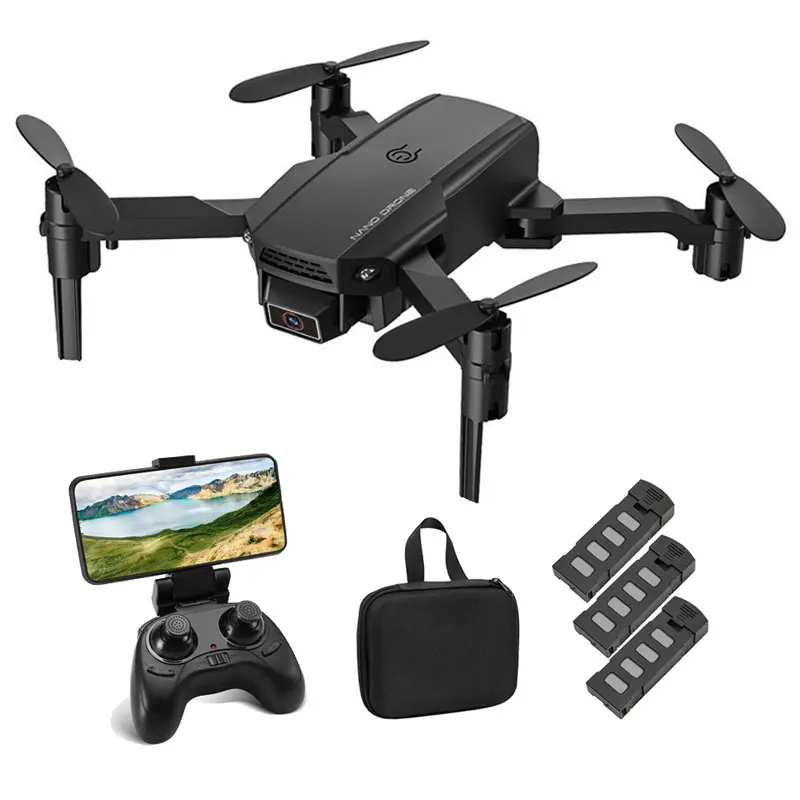 

2021 NEW Mini KF611 Drone 4k HD Wide Angle Camera 1080P WiFi Fpv Drones Camera Quadcopter Height Keep Drones Camera Dron Toys, Black/white