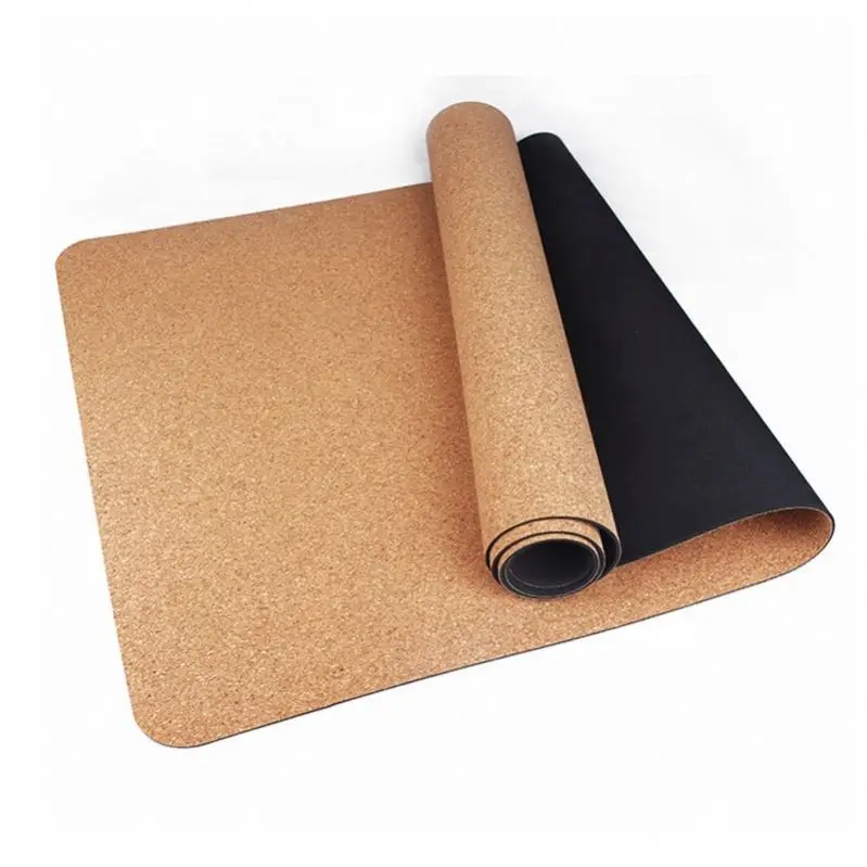 

Healthy Custom printed Eco Friendly TPE Combine Cork Yoga Mat From China