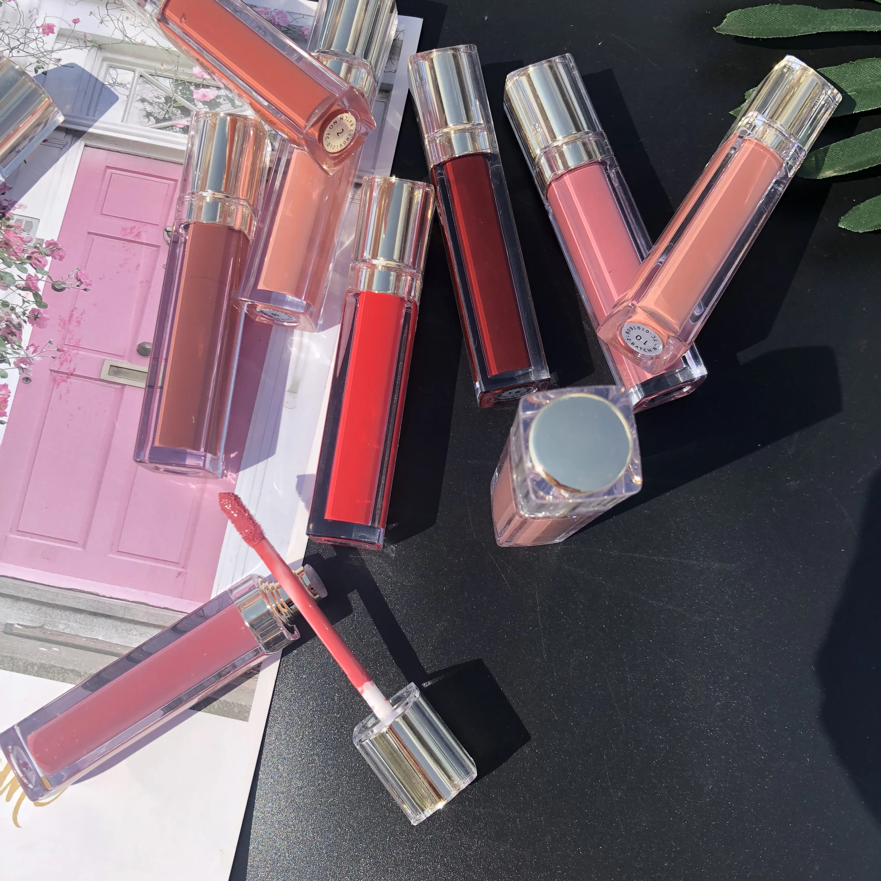 

Hot sale cosmetic makeup lip gloss vendor clear lipgloss with private label
