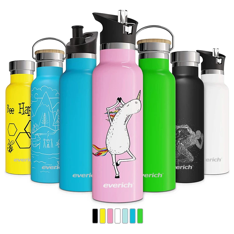 

Double Wall Thermos Vacuum Flask Insulated Outdoor Sports Drink Cola Shaped 18/8 Stainless Steel Water Bottles with Custom Logo, Customized color acceptable