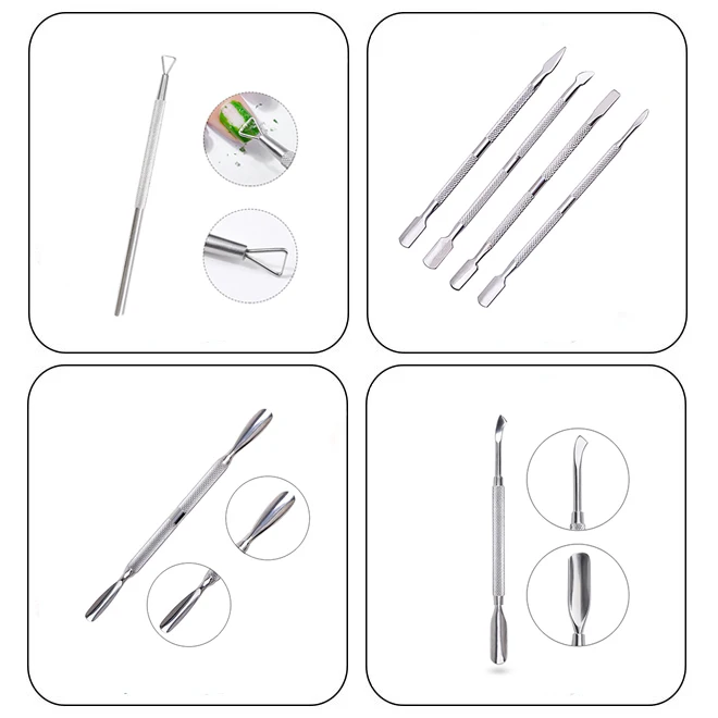 High Quality Peeler Scraper Remove Gel Cuticle Nail Pusher Triangle Stainless Steel Cuticle Pusher For Fingernail Toenail.jpg