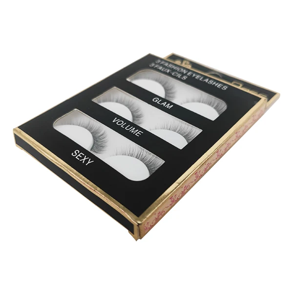 

Private Label Hot Sales Own Brand Waterproof 3D Synthetic Fiber Faux Mink Eyelashes Set with Packing
