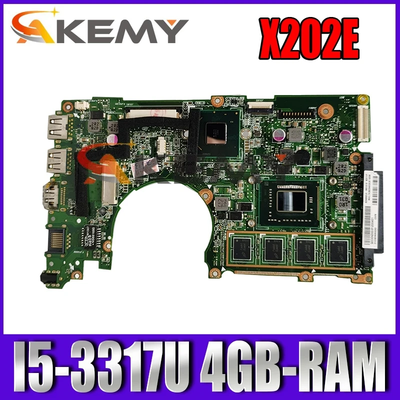 

OriginalFor Asus S200E X201EP X202E X201E Laptop Motherboard With I5-3317U CPU 4GB-RAM 100% Fully Tested