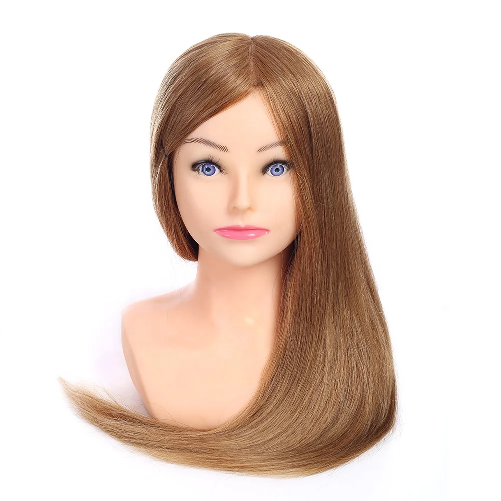 

wholesale price beauty school teaching tools hot sales human hair wig training head with shoulders