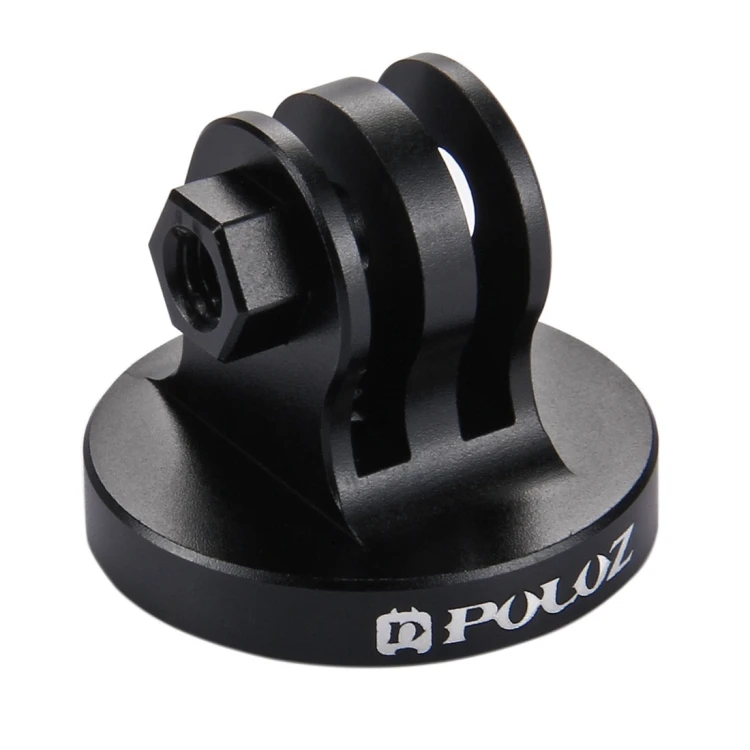 

STOCK Wholesale PULUZ 1/4 inch Screw Hole Tripod Mount Adapter For DJI & Go Pro (Black)