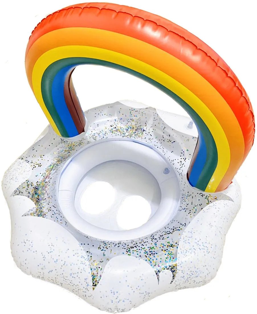

Rainbow Swimming float kids inflatable swimming baby ring circle
