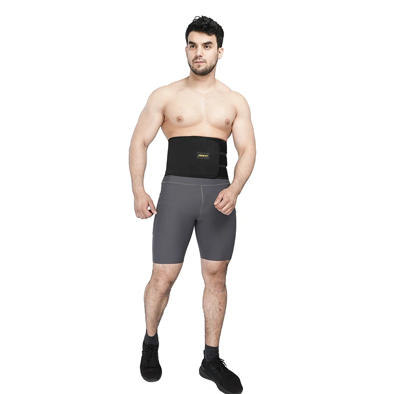 

OEM waist trimmer trainer slim back brace sweat lumbar support belt Silver Ion Sweat shaper sport workout back brace, Customized color
