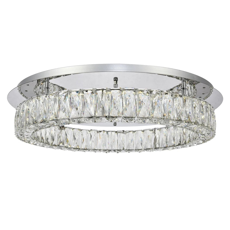 Modern Single ring LED crytal ceiling chandelier lights
