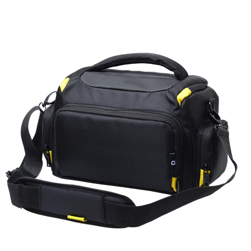 

Large Digital Camera Video Padded Carrying Bag Case for DSLR Camera S M L 3 sizes Available Cameras Shoulder Bags, Red lining/yellow lining