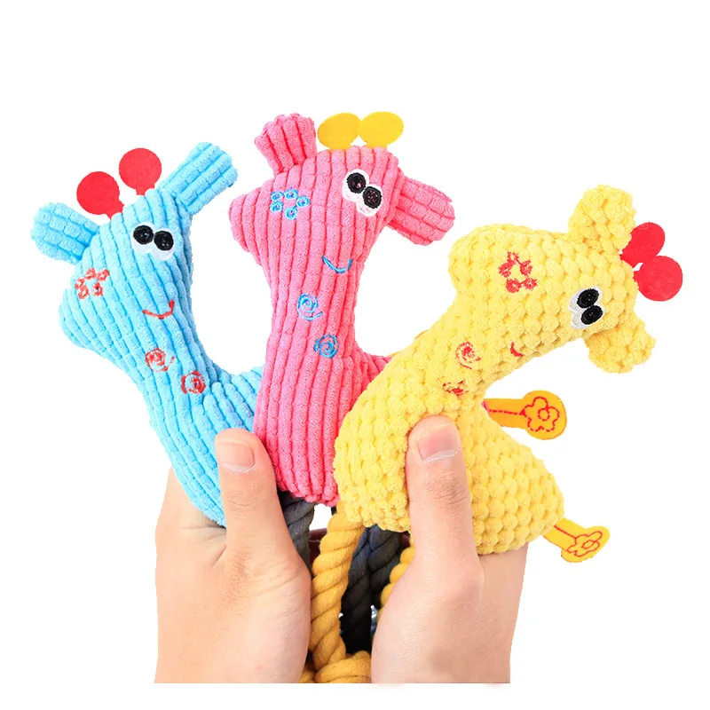 

Wholesale High Quality And Fun Wear-resistant Chew Squeaky Plush Toys For Dogs, Picture showed