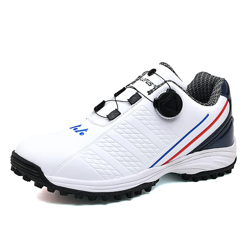 

Factory Hot Sale Rotation Shoelace Studless Golf Shoe Men For Sale Zapatos De Sepatu Custom Golf Shoe For Men