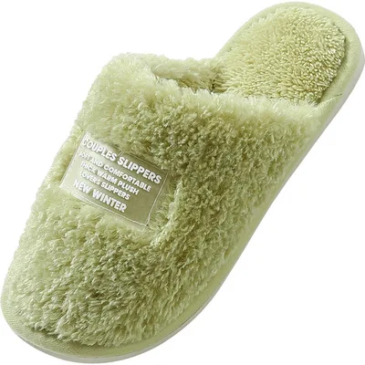 

New Arrival Simple Women Furry Slides Ladies Soft Sole Slippers Women Plush Luxury Newest Warm Ladies Fuzzy Slippers