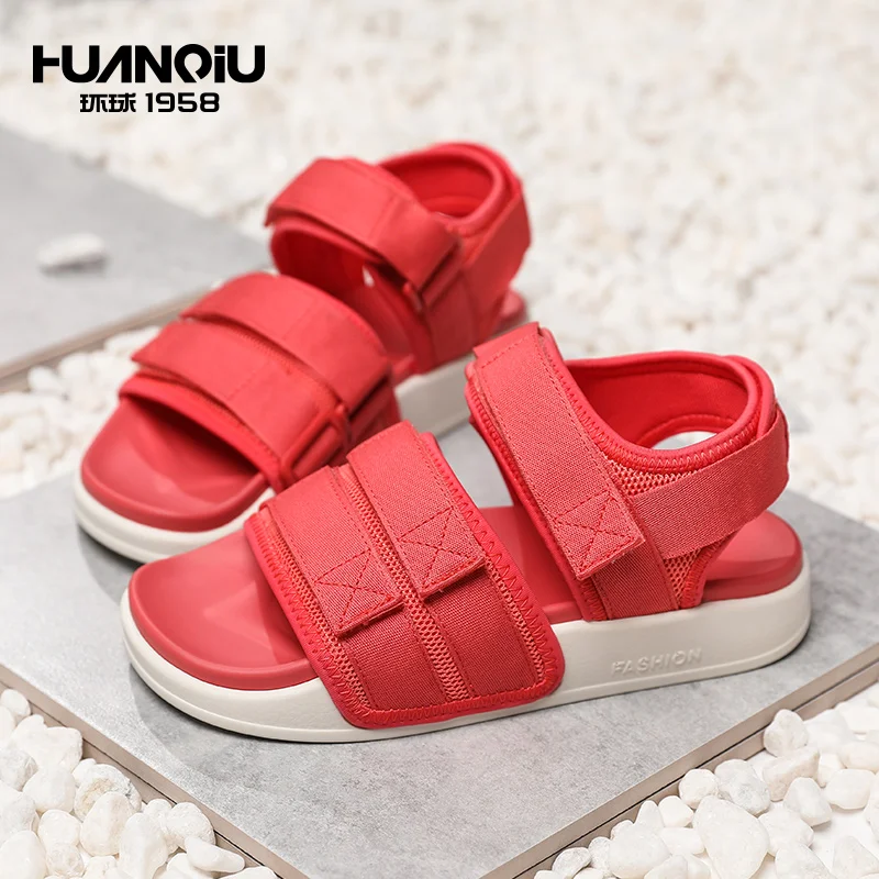 

HA115 HUANQIU Factory Cheap Price Mesh Comfortable Female Stylish Shoes Women Sandals, Picture shows