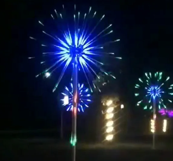 
Standard RGB color handmade decorative led fireworks lights from Chinese supplier 