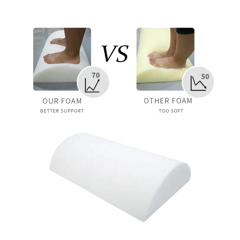 Leg Knee Pain Relief Bed Memory Foam Pillow Supports Back Head & Foot Rest
