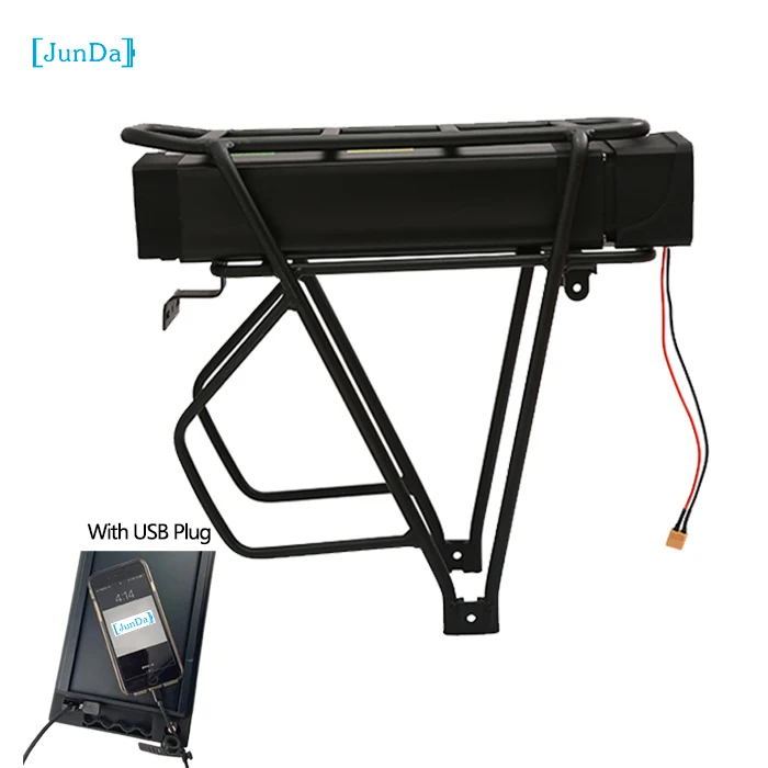 

rear rack ebike battery 48v 13ah best quality rear rack style ebike battery 48v with double