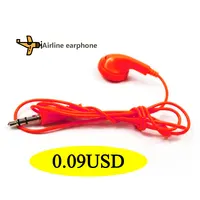 

Low Price Bulk Cheap 3.5MM Jack Sightseeing Bus Earpiece Disposable Single Side Mono Airline Earphone