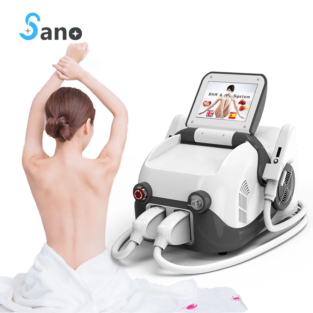 

Multifunction beauty machine q switch nd yag laser Sano laser elight dpl shr permanent fast hair removal