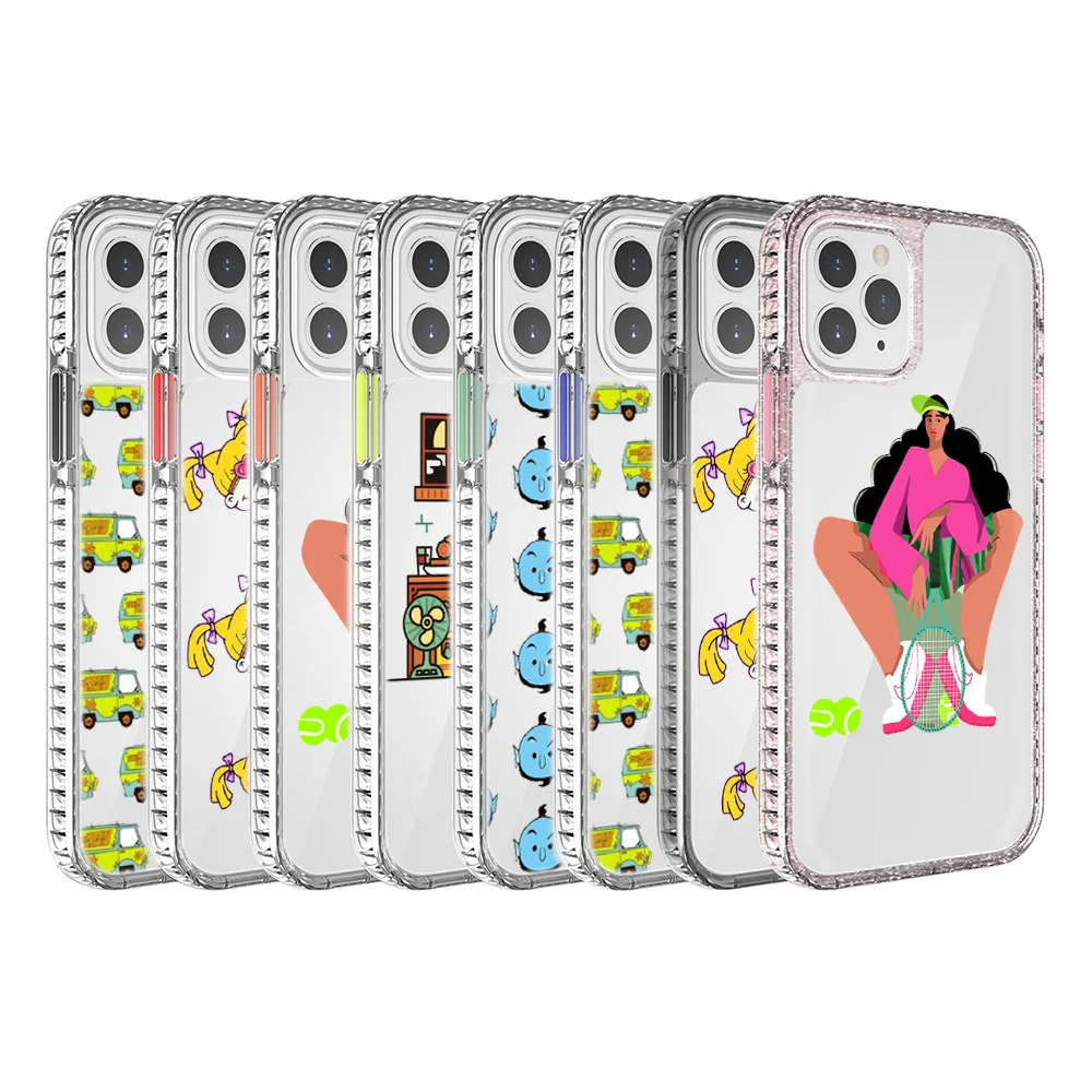 

Creative Printed Shock Proof Trendy Protective Intensive Doll Soft TPU Phone Case For iphone 11 pro Max For Honor 30 Pro, Mixed color