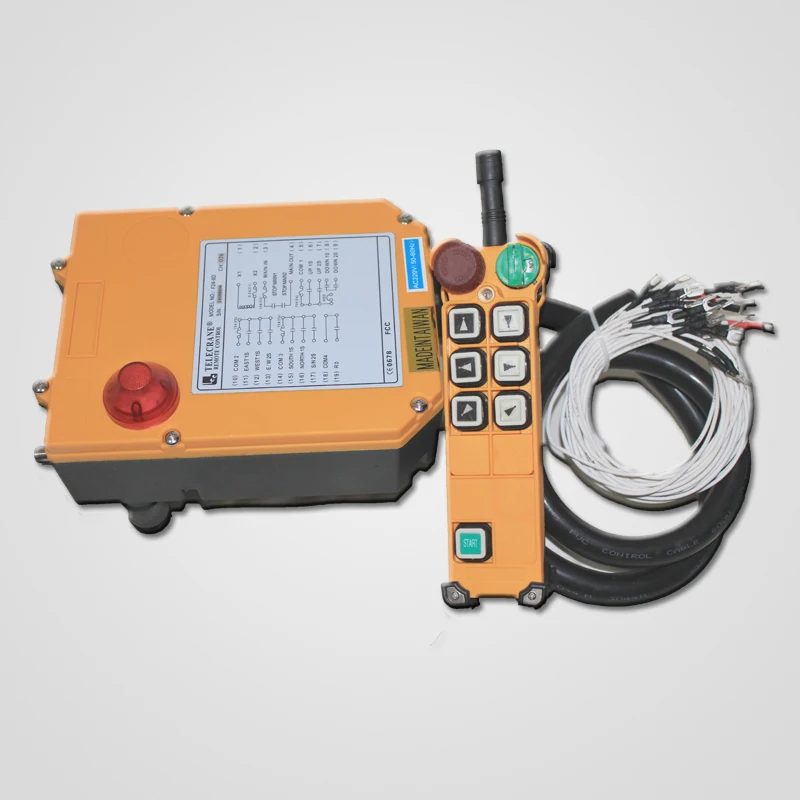 

Telecrane Wireless Crane Radio Remote Control F24-6D/S, 6 push buttons Industrial Remote Control