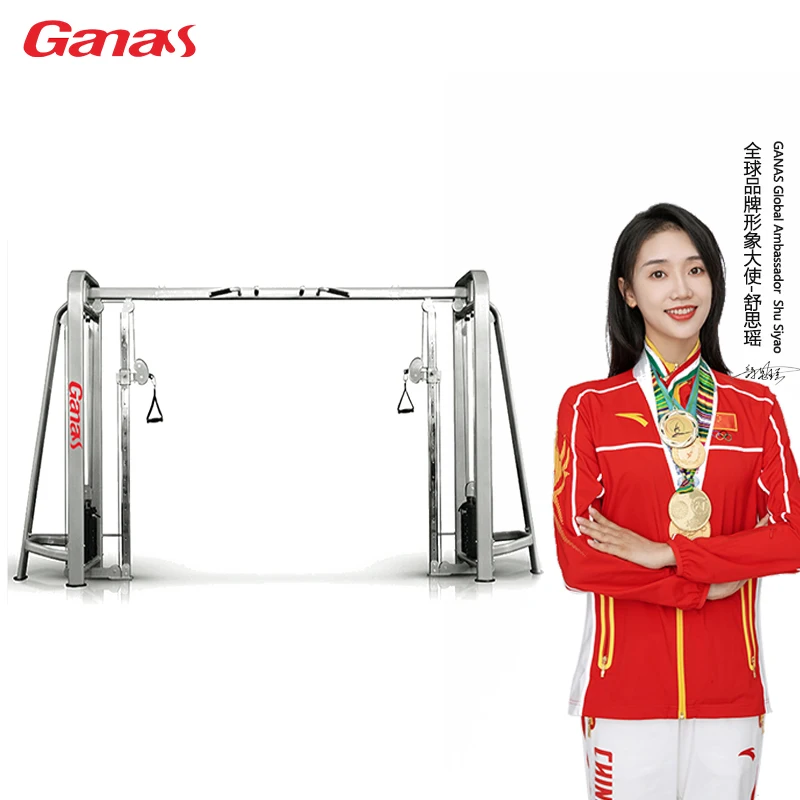 

Ganas musculation machine commercial dual cable cross over machine multi jungle gym station