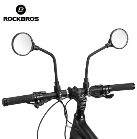 

ROCKBROS Bicycle Mirror 360 Adjustable HD Acrylic Minute Surface Electric Moto Moped Rearview Cycling Mirror Bike Accessories