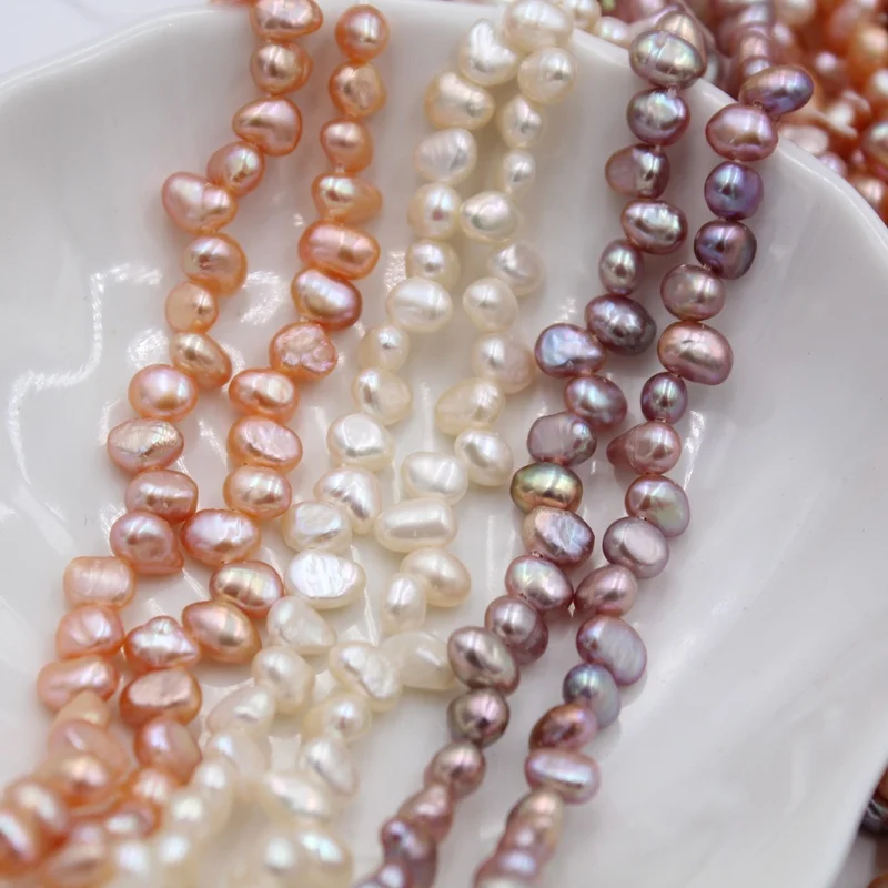 

Factory Wholesale  Natural Baroque Freshwater Pearls Different Sizes Pearls For Jewellery Making, White/pink/purple