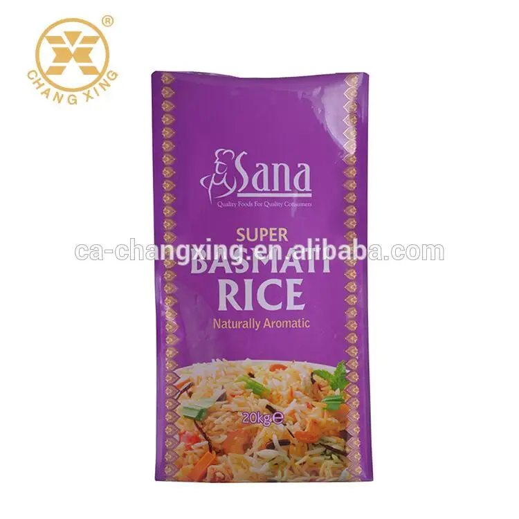 Transparent Jasmine Rice Packing Bag 1kg,2kg,5kg Thailand Empty Rice