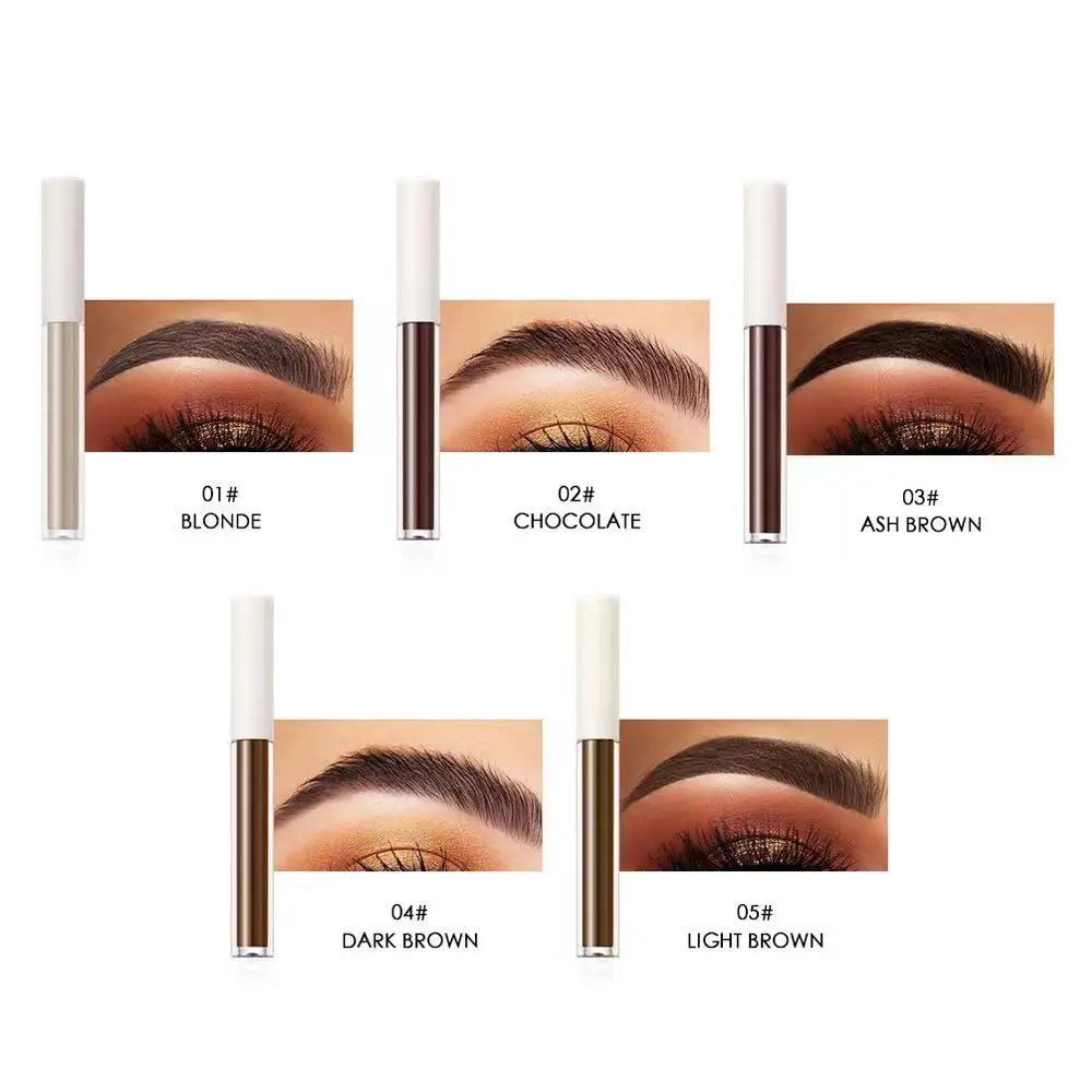 

Private Label Makeup Waterproof Liquid Eye Brow Gel Tinted Waterproof Brown Eyebrow Gel