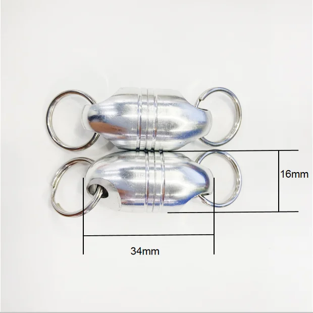 Detachable Keychain Magnetic Holder Aluminum Alloy Plus Electroplating