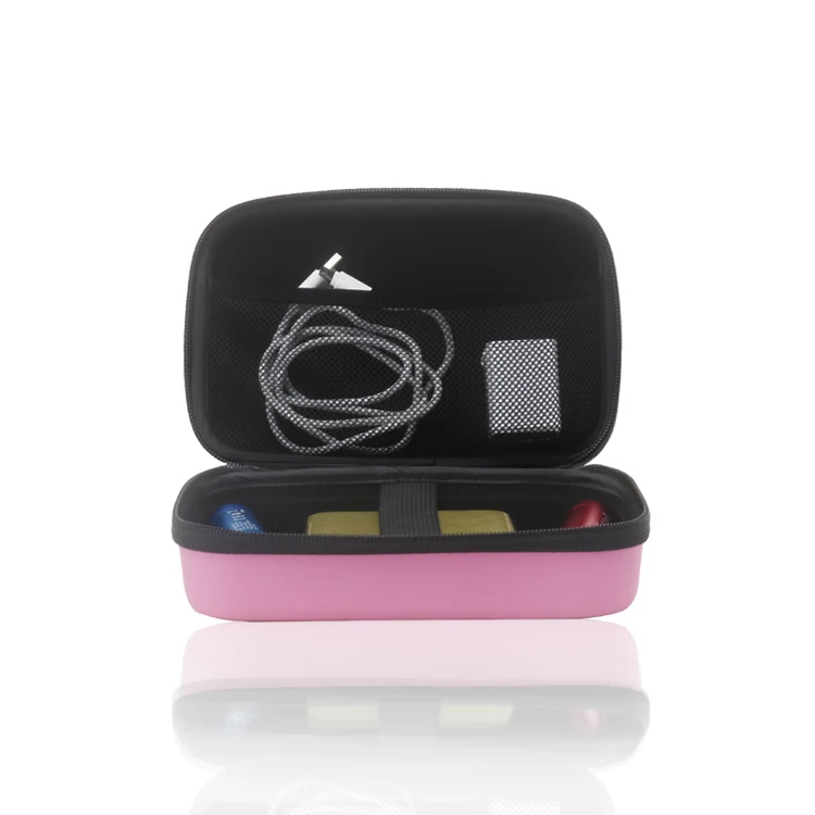 

Custom multi-function Waterproof hard EVA Storage boxes for Apple USB cable,earphone, Black,pink,sky blue,white or customizable