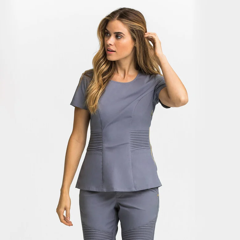 Ropa De Trabajo Cómoda Práctica Profesional Exfoliante Top Salon Spa  Uniforme - Buy Uniformes Médicos De Sap Uniforme Salón Superior Uniforme  Product on Alibaba.com