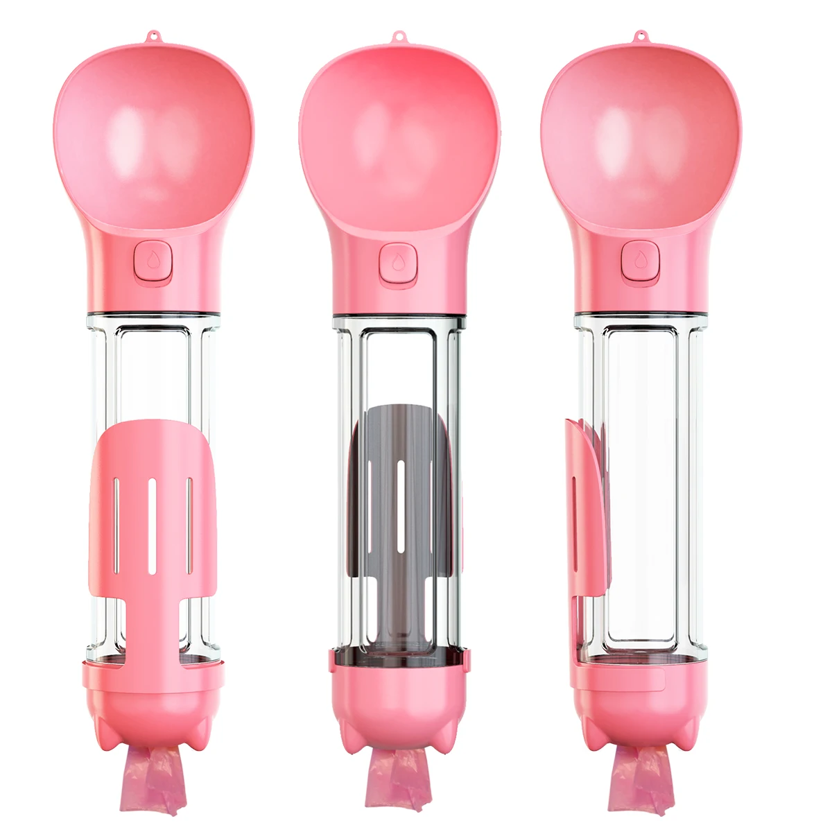 

New design 2 in 1 Water & Food Container Dog Water Bottle pet feeder