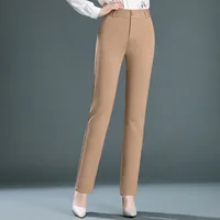 

Full length professional business Formal pants women trousers girls slim female work wear office career plus size clothing