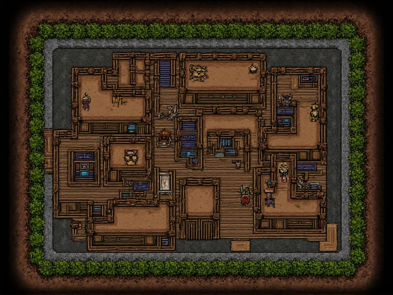 Terraria base with organized chest system