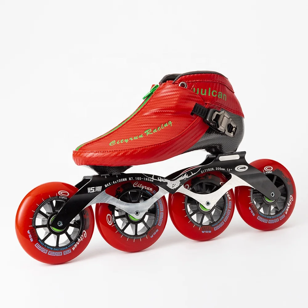 Wholesales City Run Carbon Fiber Inline Racing Speed Skate Professional