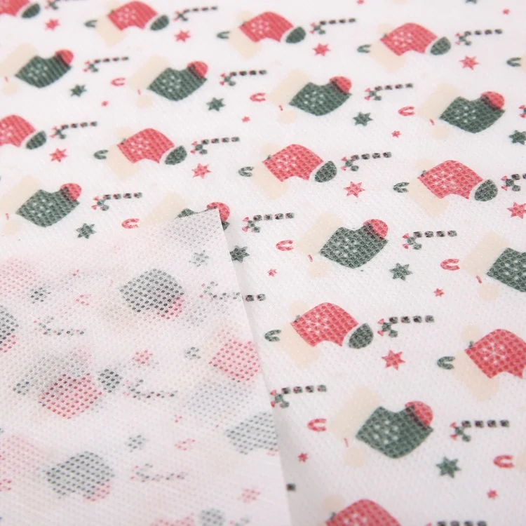 
Waterproof 100% polypropylene pp custom printed non-woven fabric for hygiene 