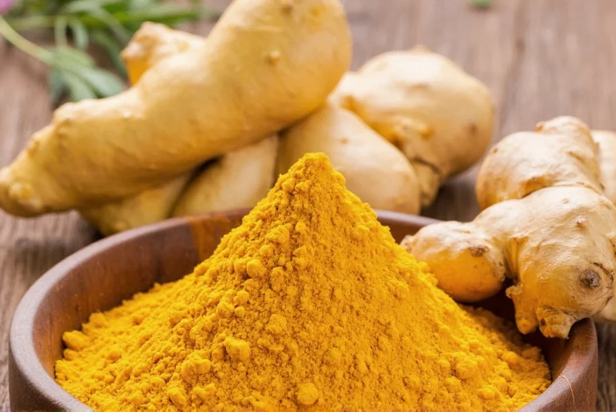 Golden milk preparation with turmeric and ginger