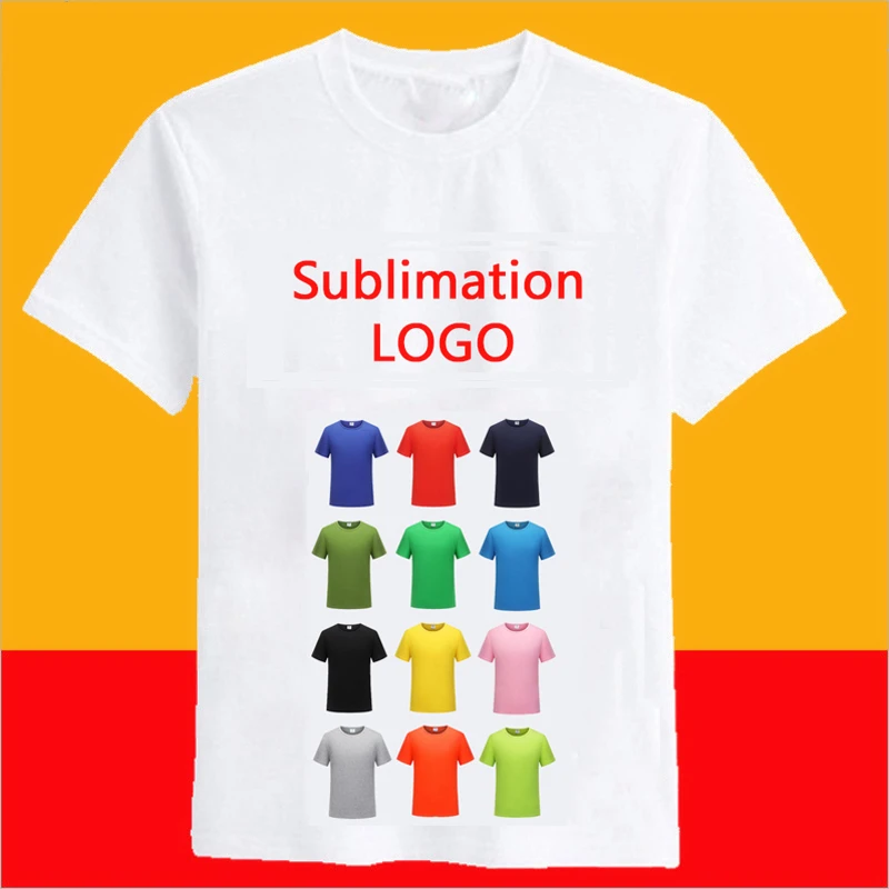 

High Quality Cheap blank men's 100% Polyester quick-drying unisex t shirts sublimation custom printing with logo dry fit t-shirt, Customized color