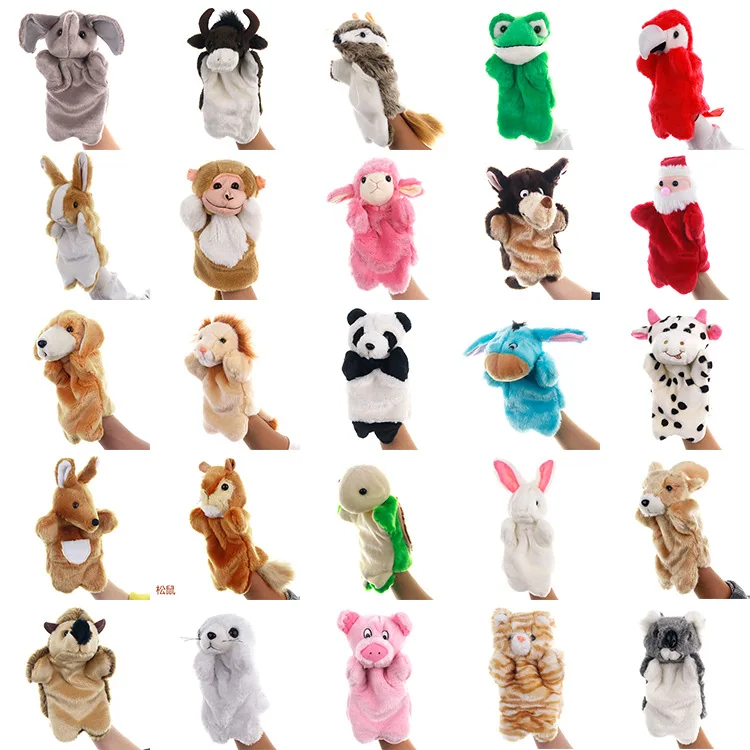 

Hot sale Hand Puppets Plush Animal Toys for Imaginative Roleplay Storytelling Hand Puppets