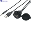 3.5mm audio plug and usb 2.0A male to USB 2.0A female & 3.5mm audio connector cable